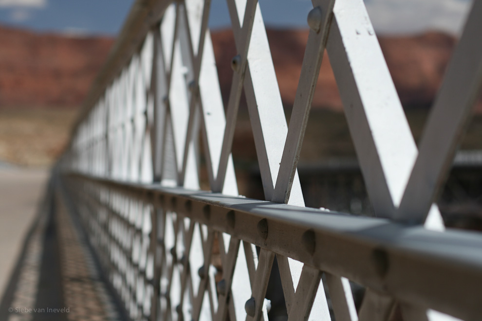 Navajo Bridge over the Colorado River, Arizona USA.