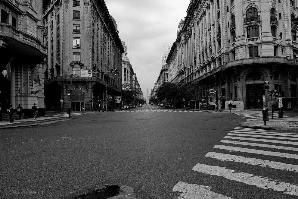 Diagonal Roque Senz Pea. Buenos Aires, Argentina