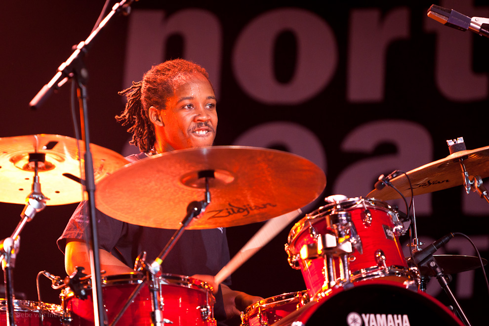 Drummer Louis Cato of Marcus Miller - TUTU Revisited at North Sea Jazz 2010.