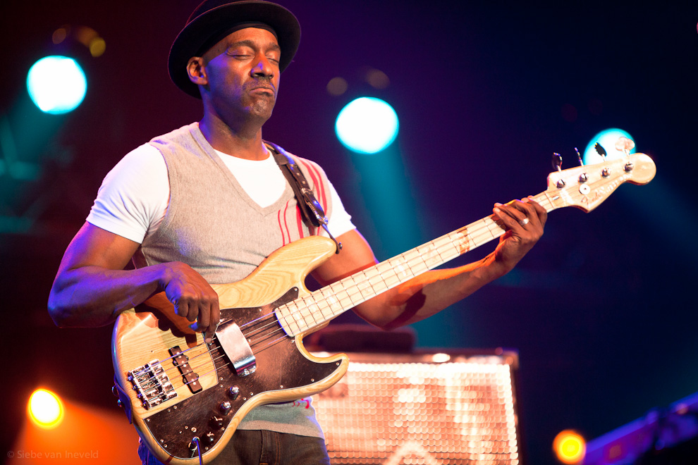 Bassist Marcus Miller with his tour TUTU - Revisited.