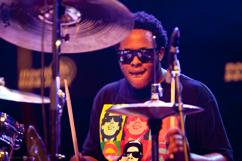 The Stanley Clarke Group. With drummer Ronald Bruner Jr. North Sea Jazz 2010, Rotterdam The Netherlands.