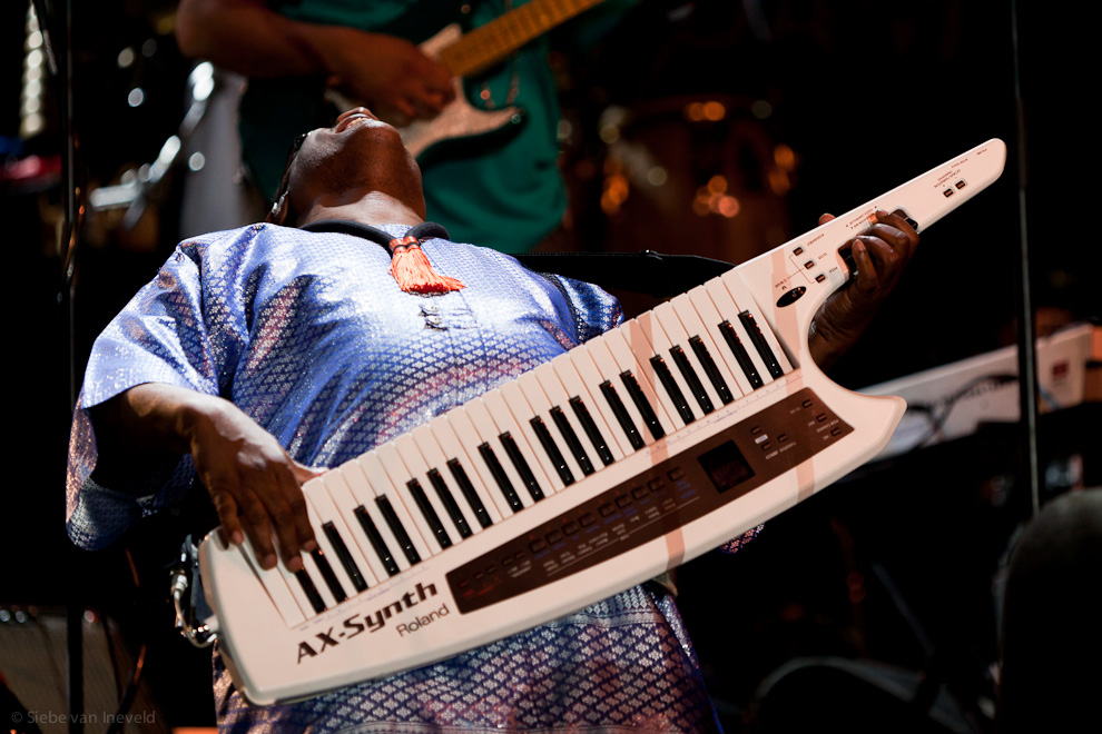 Photo of Stevie Wonder in his Solo, North Sea Jazz 2010