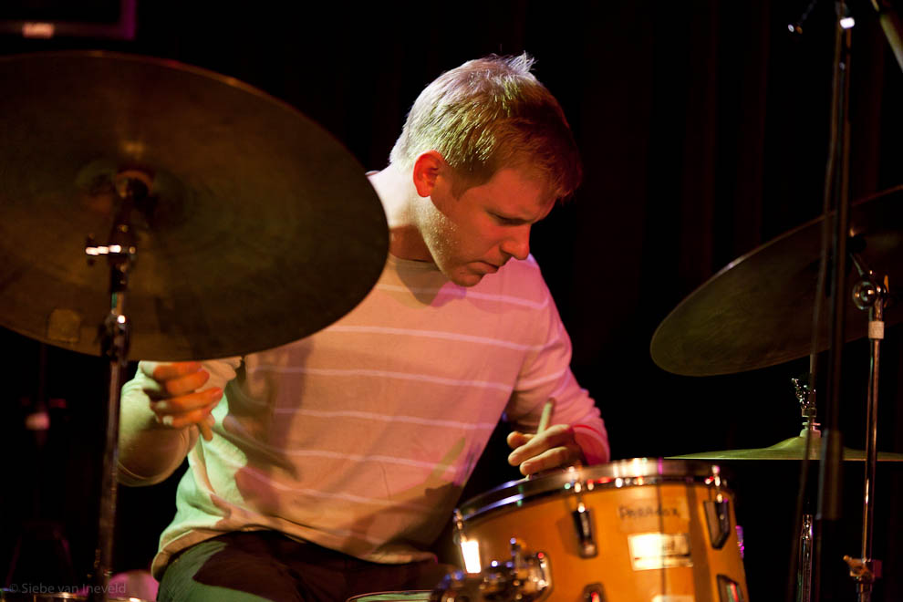 Drummer Ted Poor with Kurt Rosenwinkel Standards Trio